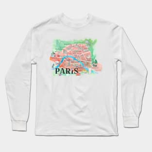 Paris, France Long Sleeve T-Shirt